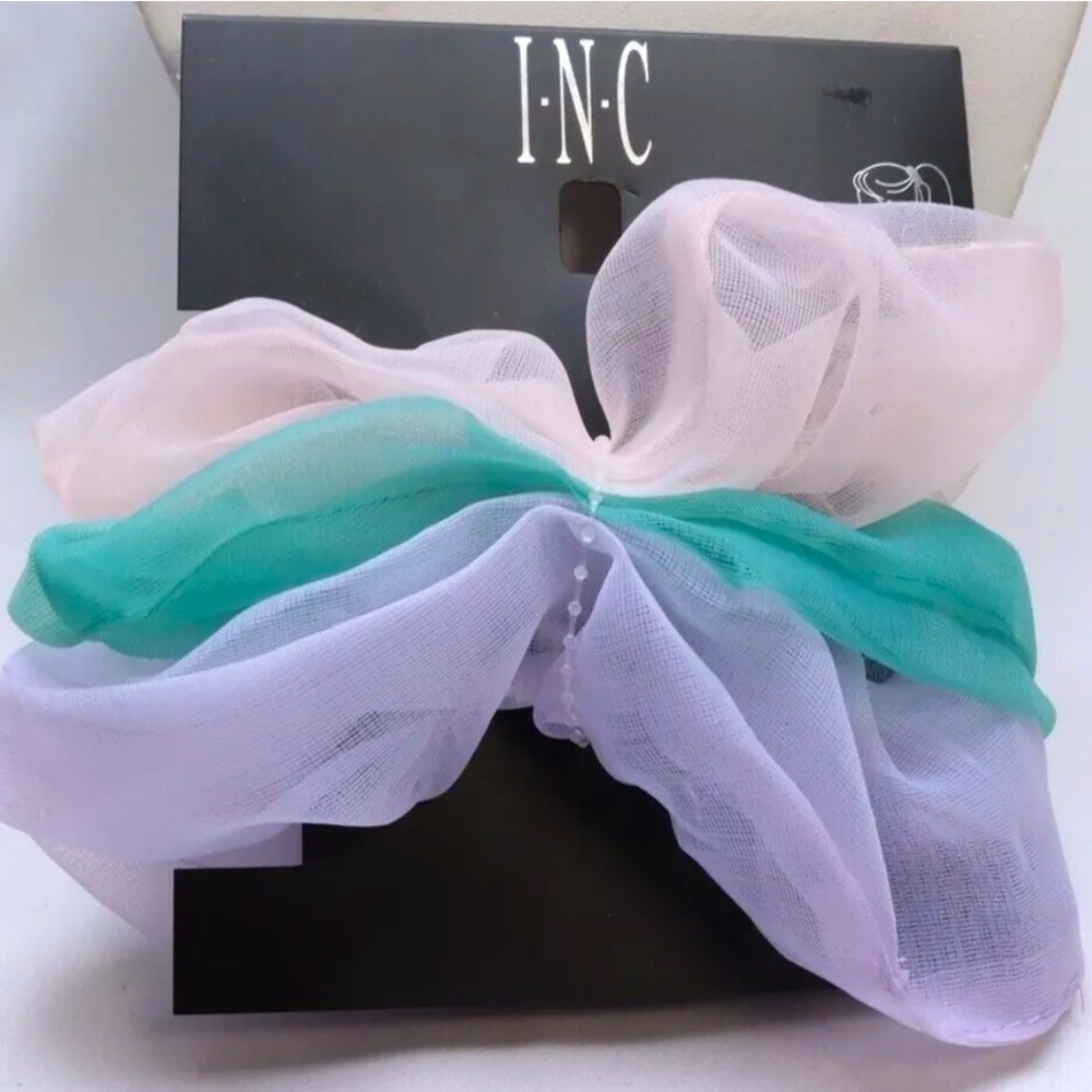 INC Multi Color Set of 3 Hair Ties NWT